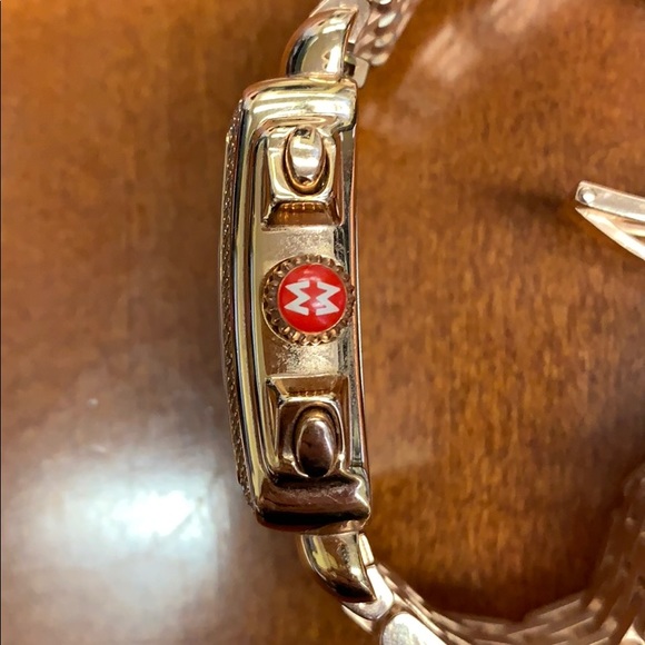 SOLD: Michele Watch: 18k Rose Gold with Diamonds - Picture 7 of 8